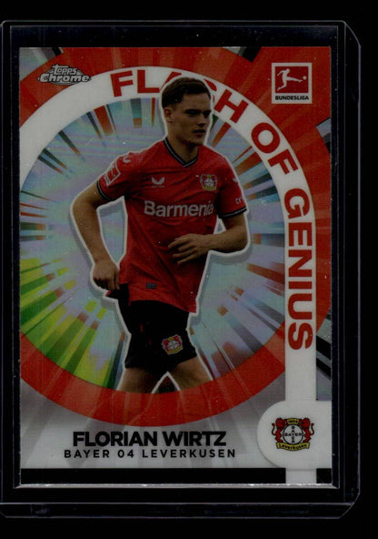 2022-23 Topps Chrome Bundesliga #FG-FW Florian Wirtz Flash of Genius