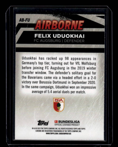 2022-23 Topps Chrome Bundesliga #AB-FU Felix Uduokhai Airborne