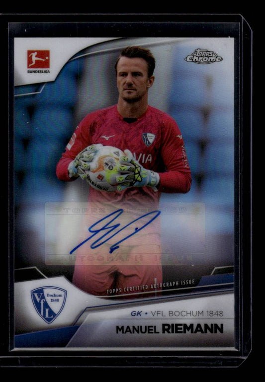 2022-23 Topps Chrome Bundesliga #BCA-MRI Manuel Riemann Autographs