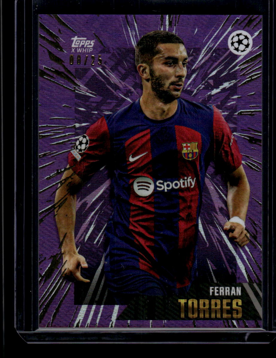 2023-24 Topps Gold UEFA Club Competitions Ferran Torres #/25