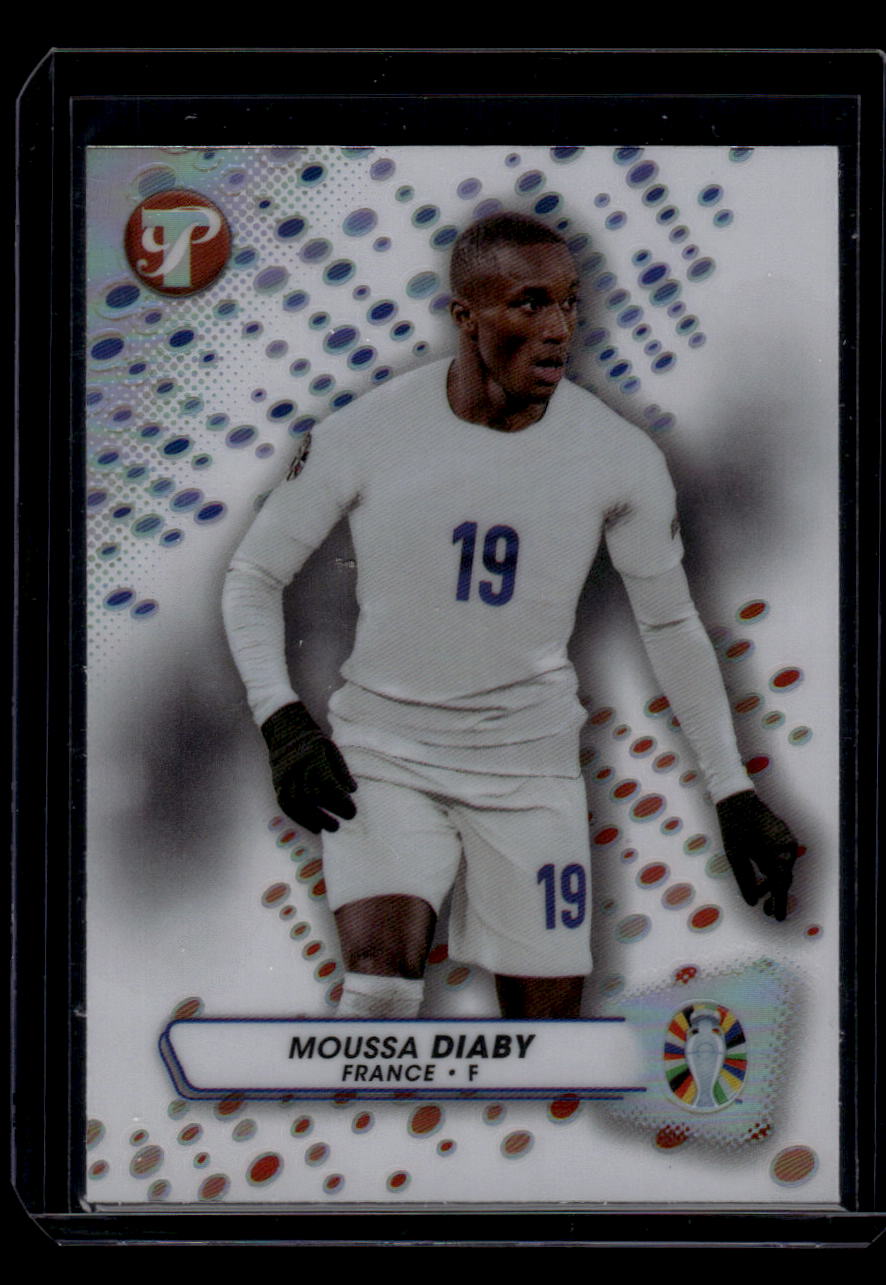 2023 Topps Pristine Road To Euro 2024 #58 Moussa Diaby Refractors