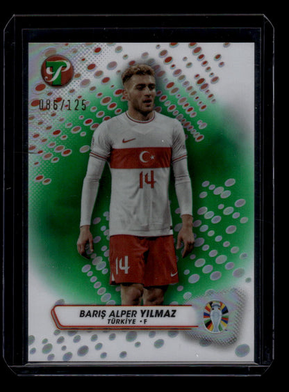 2023 Topps Pristine Road To Euro 2024 #41 Barıs Alper Yılmaz Green #/125