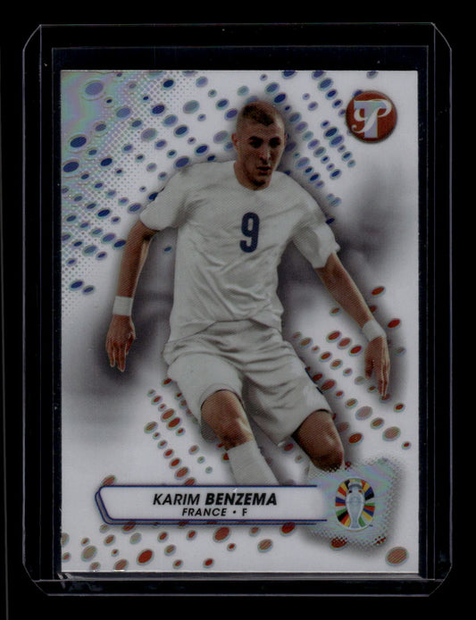 2023 Topps Pristine Road To Euro 2024 #57 Karim Benzema Refractors