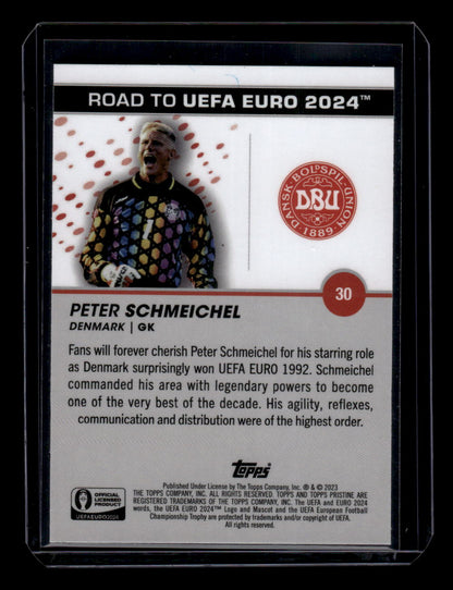 2023 Topps Pristine Road To Euro 2024 #30 Peter Schmeichel