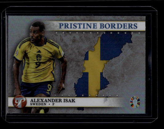 2023 Topps Pristine Road To Euro 2024 #PB-AI Alexander Isak Pristine Borders