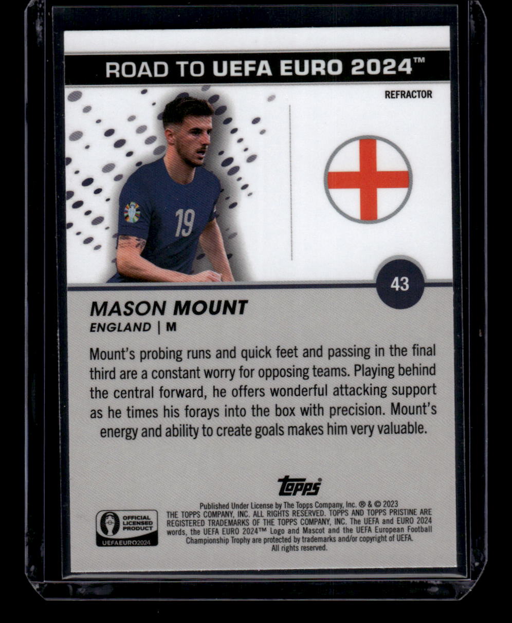 2023 Topps Pristine Road To Euro 2024 #43 Mason Mount Refractors