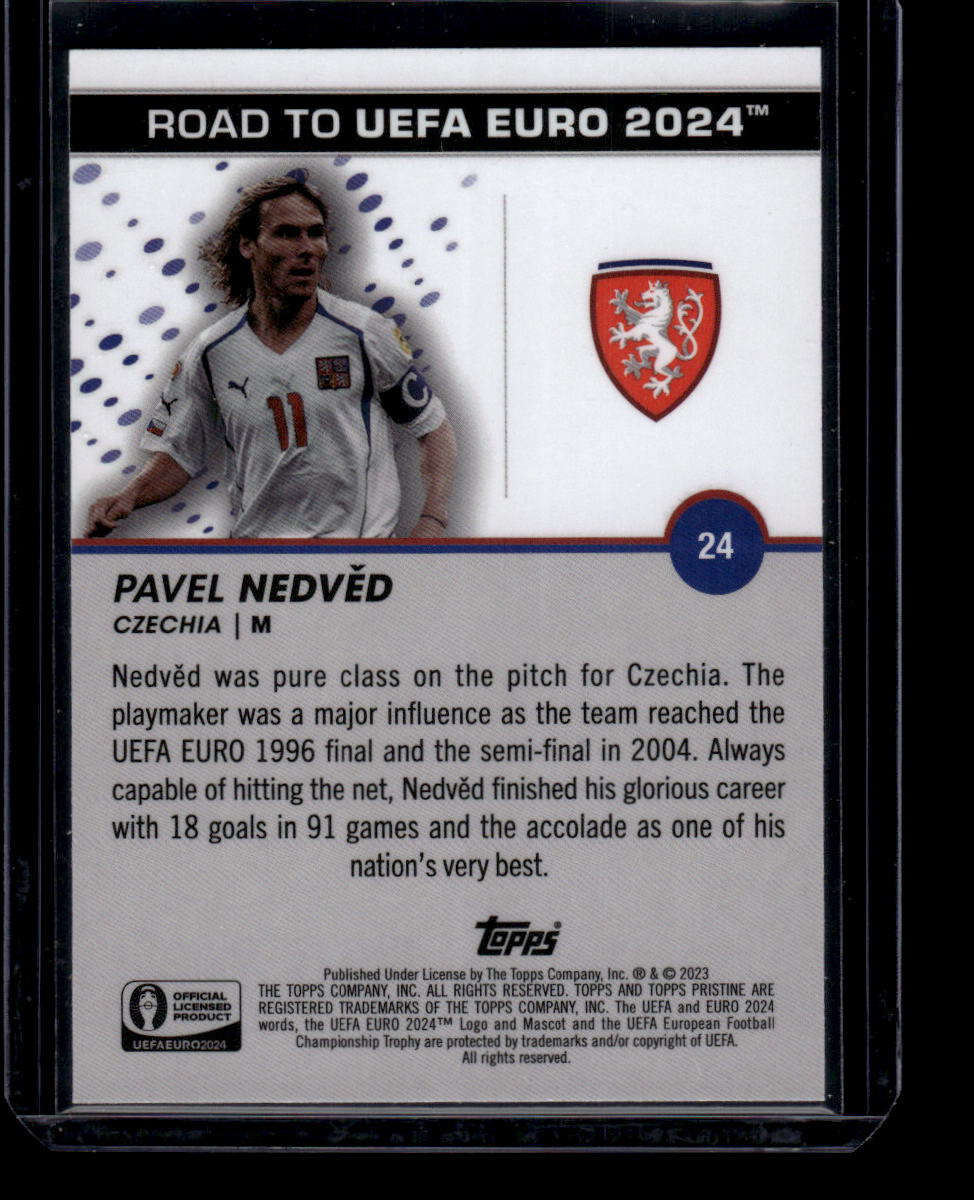 2023 Topps Pristine Road To Euro 2024 #24 Pavel Nedvěd