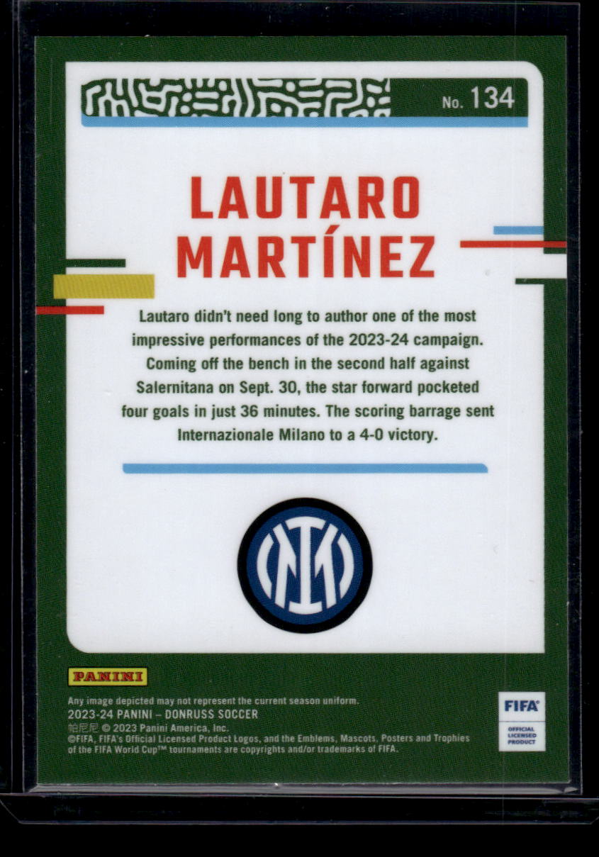 2023-24 Donruss #134 Lautaro Martinez Optic