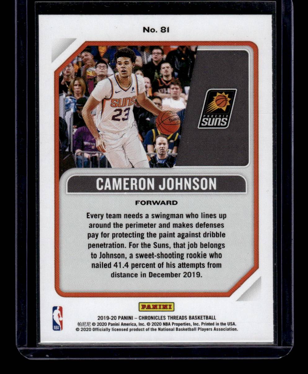 2019-20 Panini Chronicles #81 Cameron Johnson