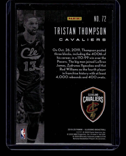 2019-20 Panini Illusions #72 Tristan Thompson