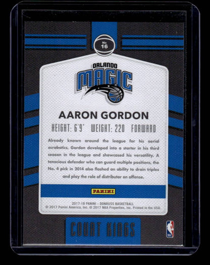 2017-18 Donruss #16 Aaron Gordon Court Kings