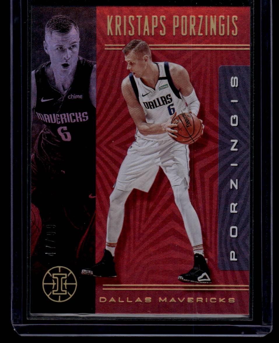 2019-20 Panini Illusions #58 Kristaps Porzingis Red #/99