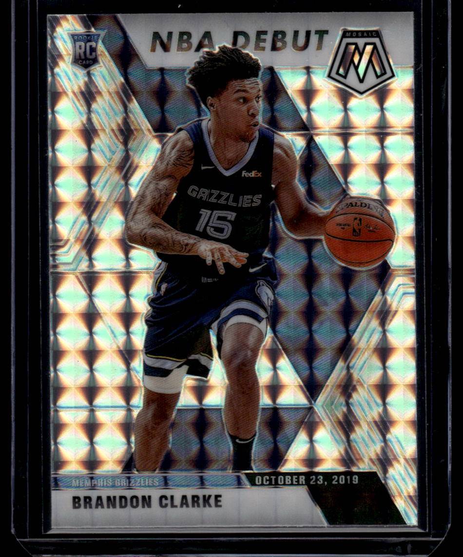 2019-20 Panini Mosaic #277 Brandon Clarke Prizm