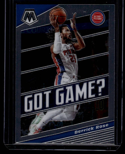 2019-20 Panini Mosaic #2 Derrick Rose Got Game?