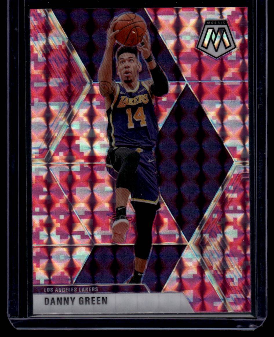 2019-20 Panini Mosaic #38 Danny Green Camo Pink