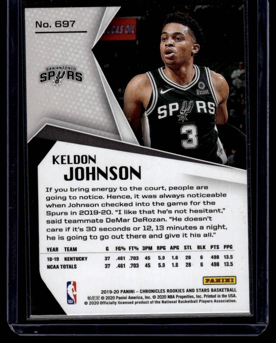 2019-20 Panini Chronicles #697 Keldon Johnson