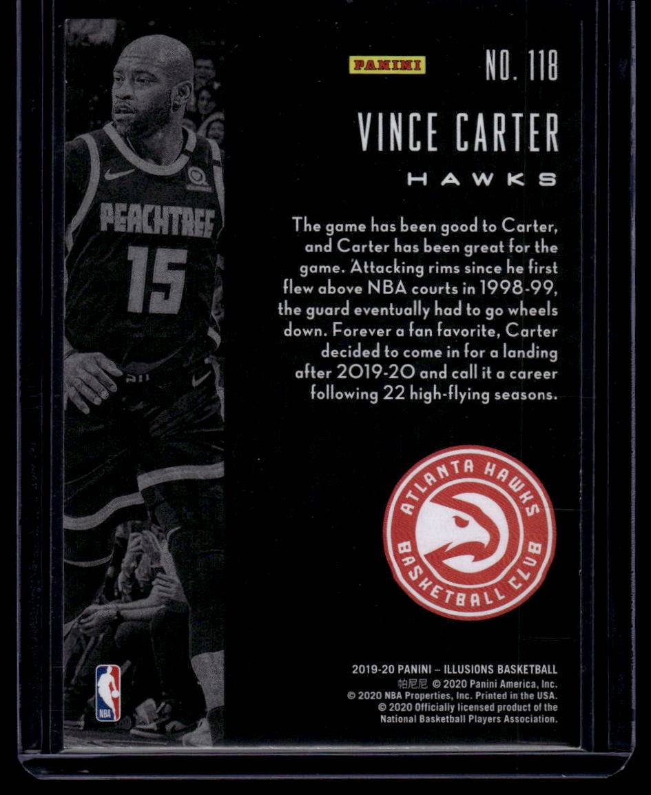 2019-20 Panini Illusions #118 Vince Carter