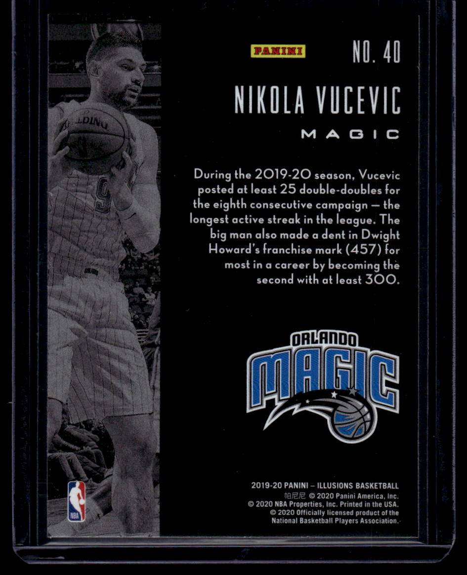 2019-20 Panini Illusions #40 Nikola Vucevic