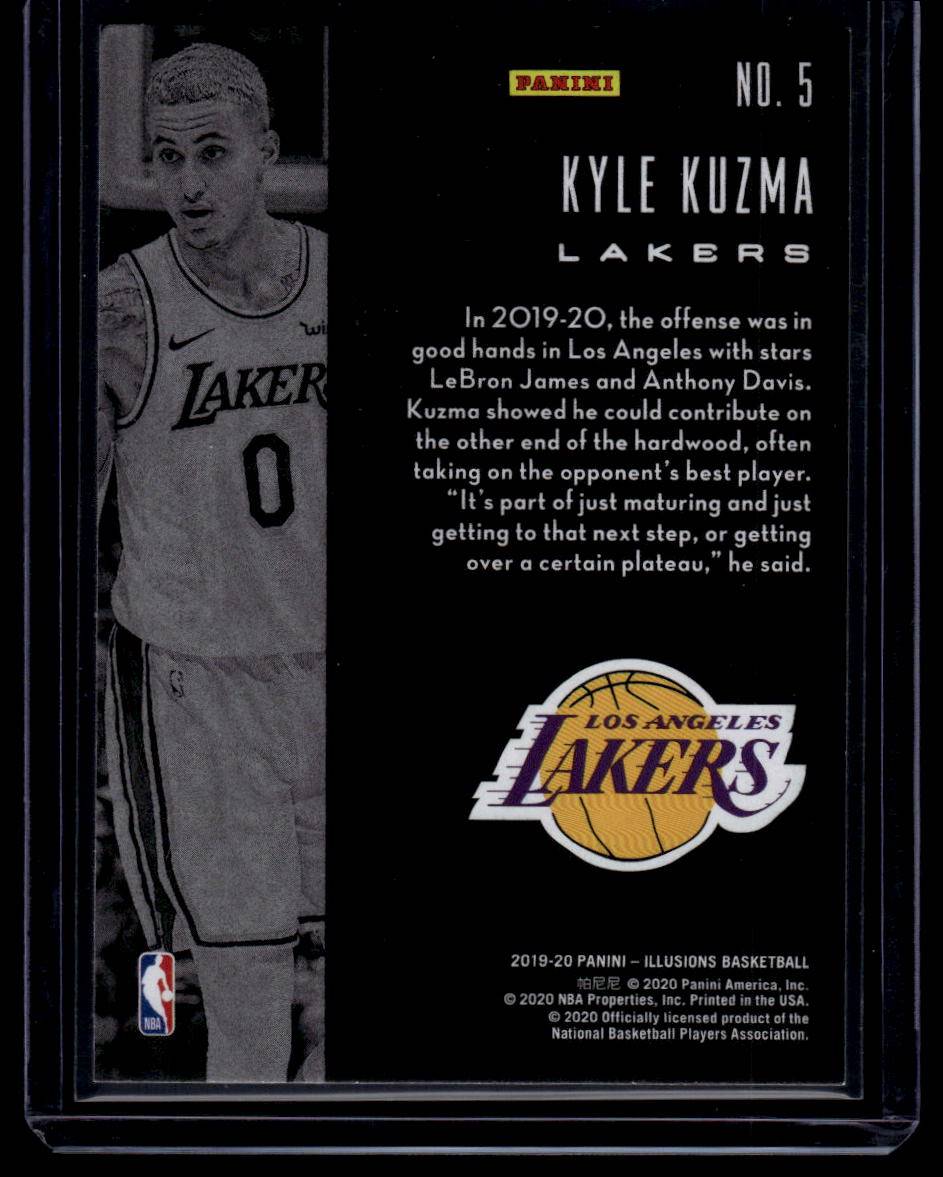 2019-20 Panini Illusions #5 Kyle Kuzma