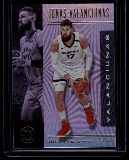 2019-20 Panini Illusions #73 Jonas Valanciunas