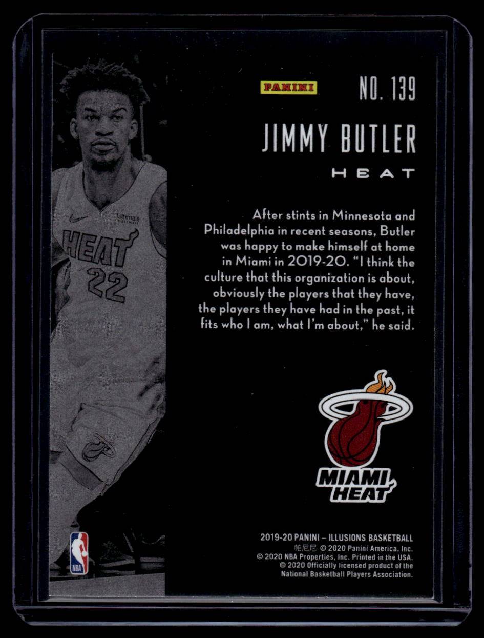 2019-20 Panini Illusions #139 Jimmy Butler