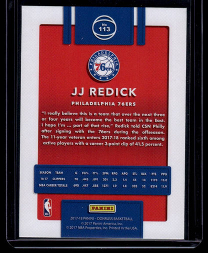 2017-18 Donruss #113 JJ Redick