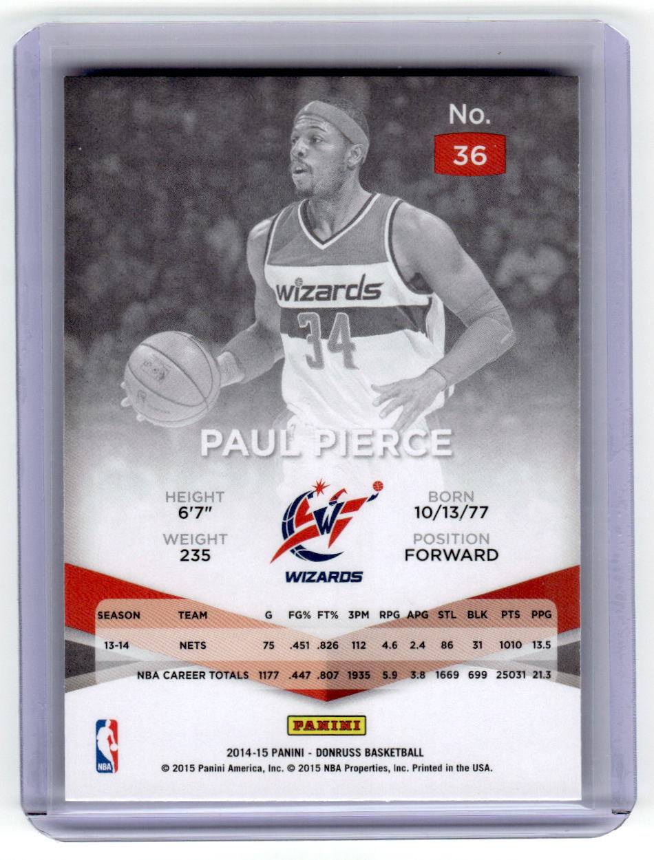 2014-15 Donruss #36 Paul Pierce Elite