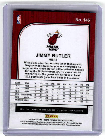 2019-20 Hoops Premium Stock #146 Jimmy Butler