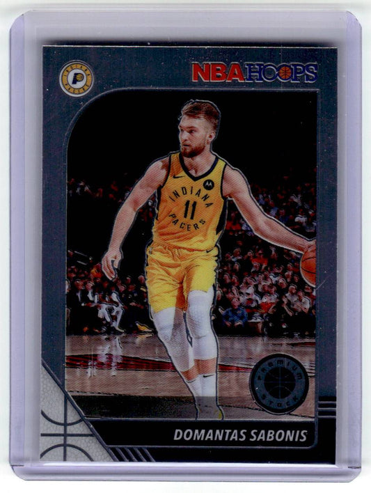 2019-20 Hoops Premium Stock #76 Domantas Sabonis