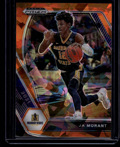 2021 Panini Prizm Draft Picks #64 Ja Morant Orange Ice