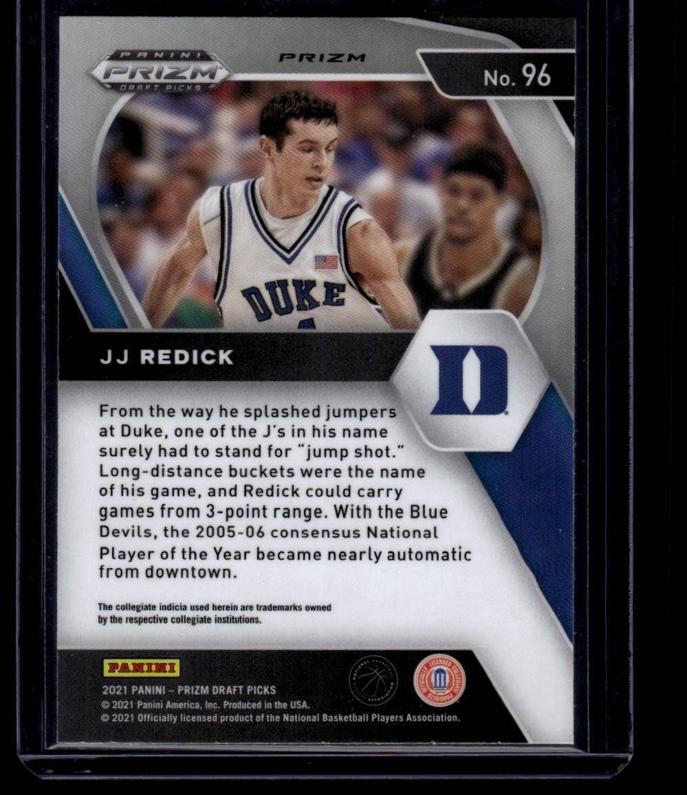 2021 Panini Prizm Draft Picks #96 JJ Redick Orange Ice