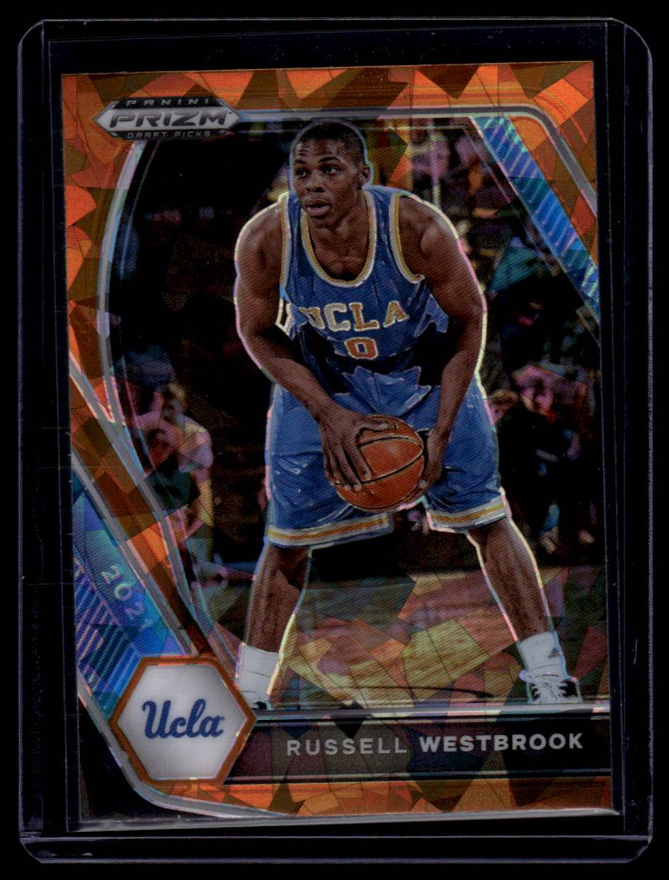 2021 Panini Prizm Draft Picks #54 Russell Westbrook Orange Ice