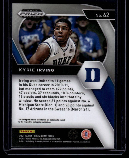 2021 Panini Prizm Draft Picks #62 Kyrie Irving