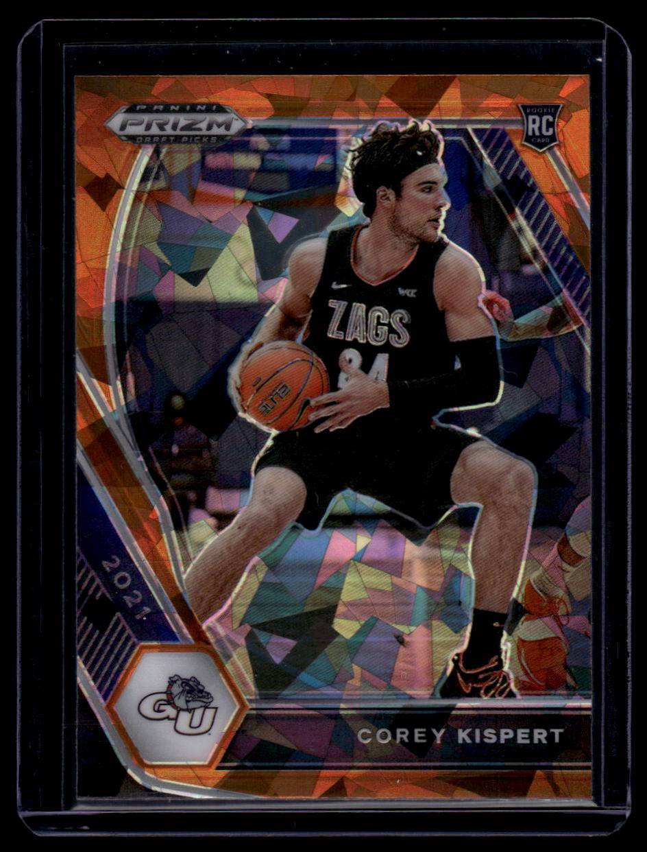 2021 Panini Prizm Draft Picks #8 Corey Kispert Orange Ice