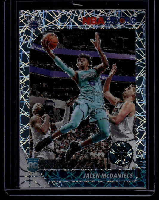 2019-20 Hoops Premium Stock #246 Jalen McDaniels Prizms Silver Laser