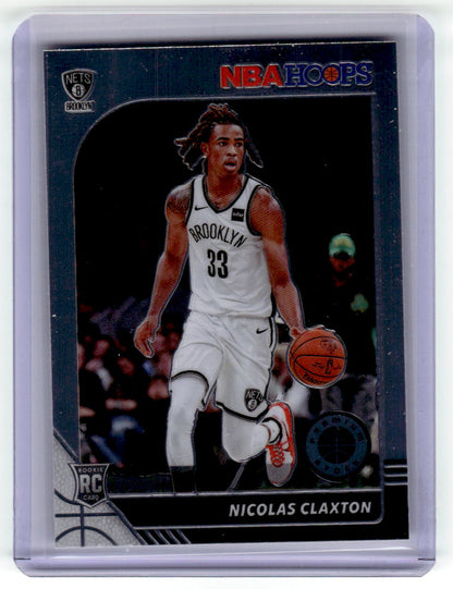 2019-20 Hoops Premium Stock #241 Nicolas Claxton