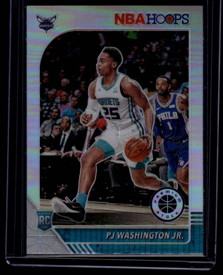 2019-20 Hoops Premium Stock #209 PJ Washington Jr. Prizms Silver