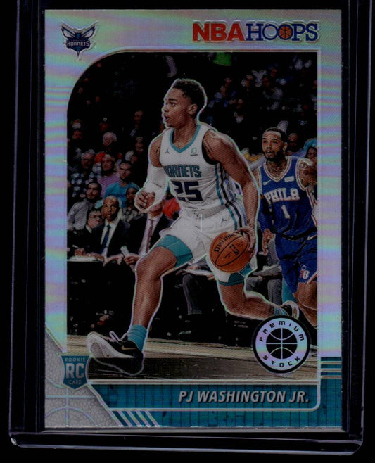 2019-20 Hoops Premium Stock #209 PJ Washington Jr. Prizms Silver