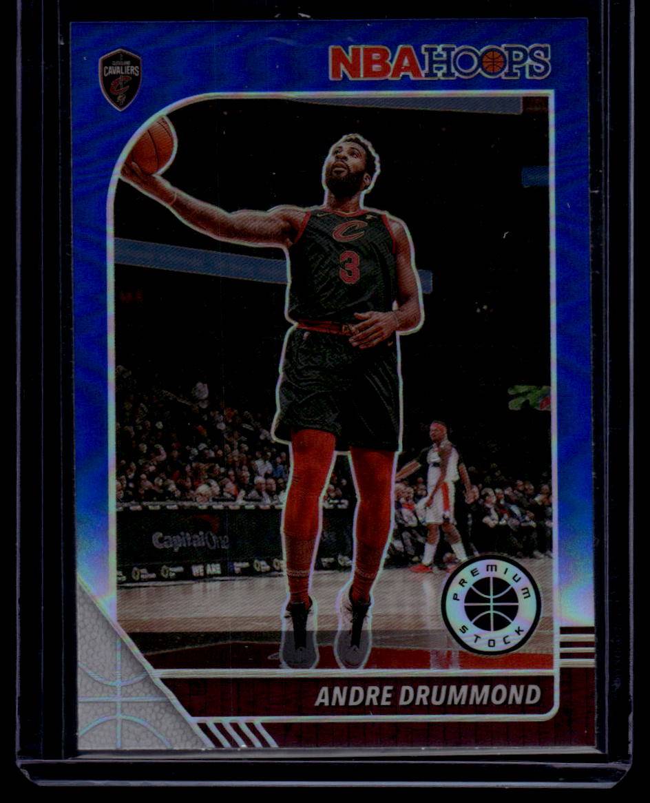 2019-20 Hoops Premium Stock #54 Andre Drummond Prizms Blue