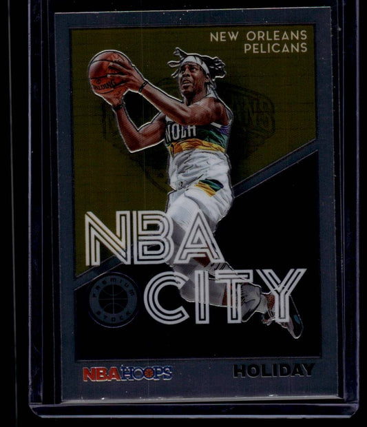 2019-20 Hoops Premium Stock #20 Jrue Holiday NBA City Blue