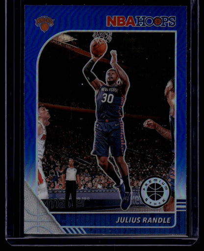 2019-20 Hoops Premium Stock #121 Julius Randle Prizms Blue