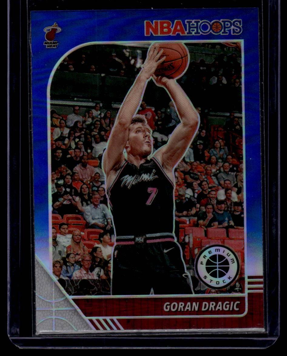 2019-20 Hoops Premium Stock #96 Goran Dragic Prizms Blue