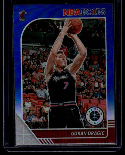 2019-20 Hoops Premium Stock #96 Goran Dragic Prizms Blue