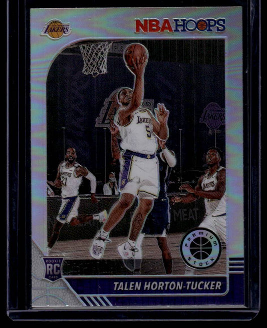 2019-20 Hoops Premium Stock #248 Talen Horton-Tucker Prizms Silver