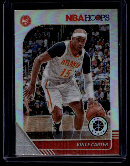 2019-20 Hoops Premium Stock #199 Vince Carter Prizms Silver