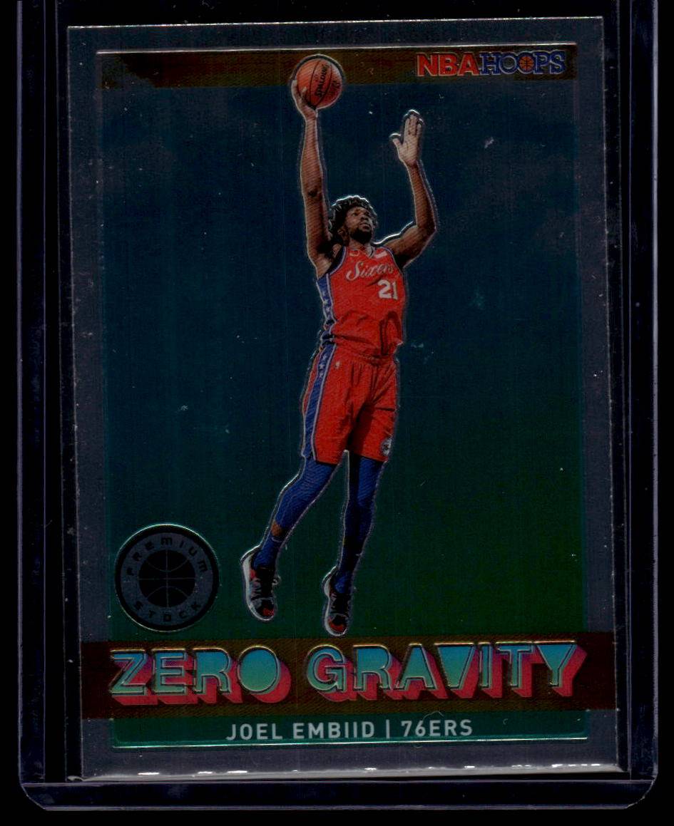 2019-20 Hoops Premium Stock #19 Joel Embiid Zero Gravity