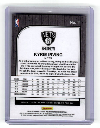 2019-20 Hoops Premium Stock #11 Kyrie Irving