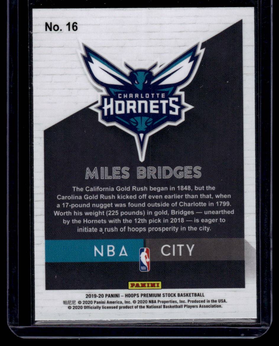 2019-20 Hoops #16 Miles Bridges NBA City