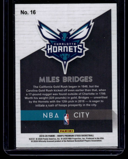 2019-20 Hoops #16 Miles Bridges NBA City