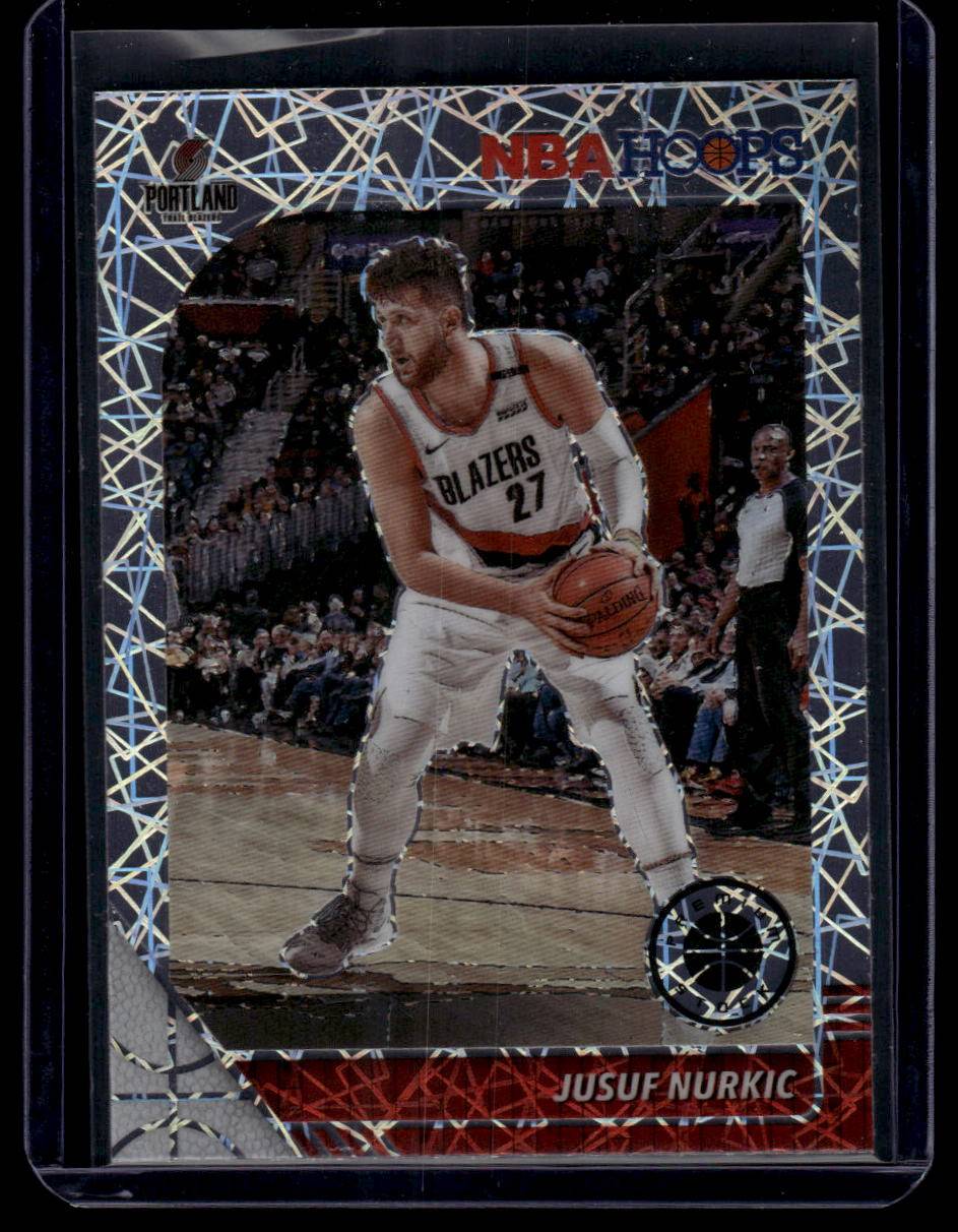 2019-20 Hoops Premium Stock #162 Jusuf Nurkic Prizms Silver Laser